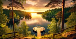 Natur udsigt i Sverige